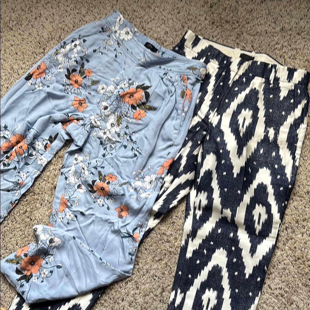 J. Crew Pants Bundle Straight Leg Size 2 Lot of 2